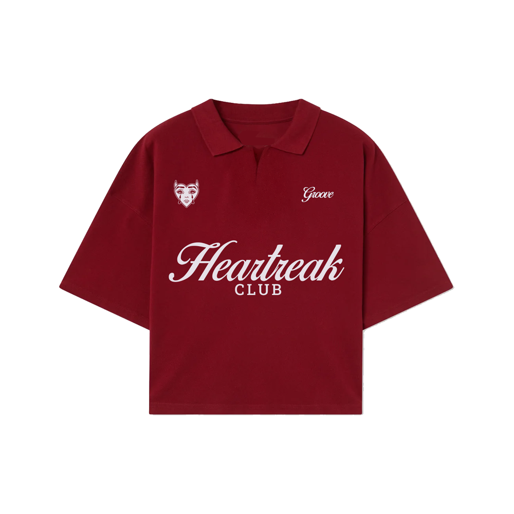 Heartbreak Club Unisex Oversized Polo