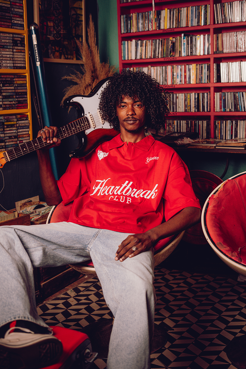 Heartbreak Club Unisex Oversized Polo