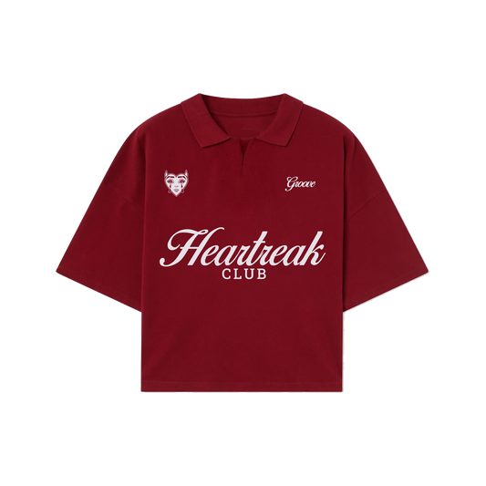Heartbreak Club Unisex Oversized Polo