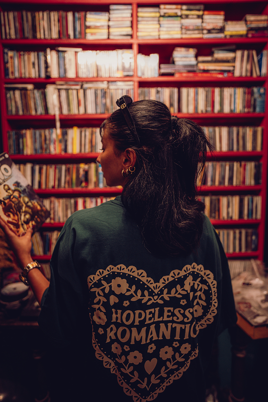 Hopeless Romantic Unisex Oversized Tshirt