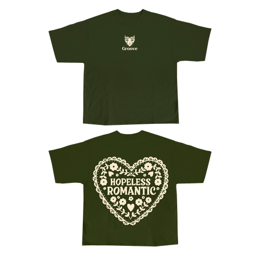Hopeless Romantic Unisex Oversized Tshirt